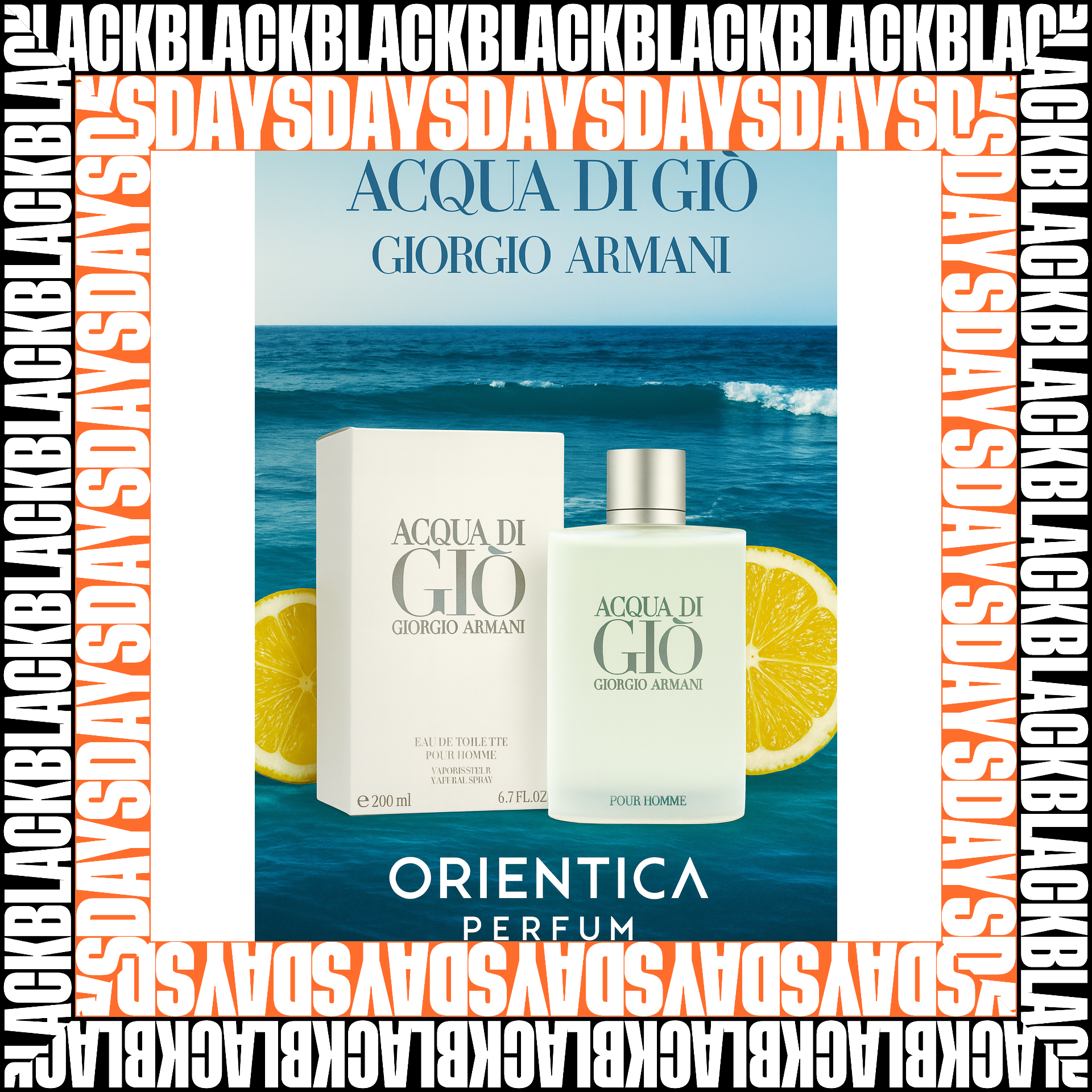 ACQUA DI GIO GIORGIO ARMANI BLACK DAYS